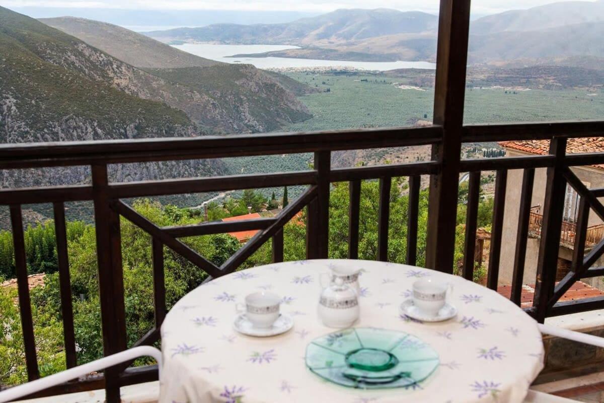 Apollon Stone Villa In Delphi With Breathtaking Views Экстерьер фото